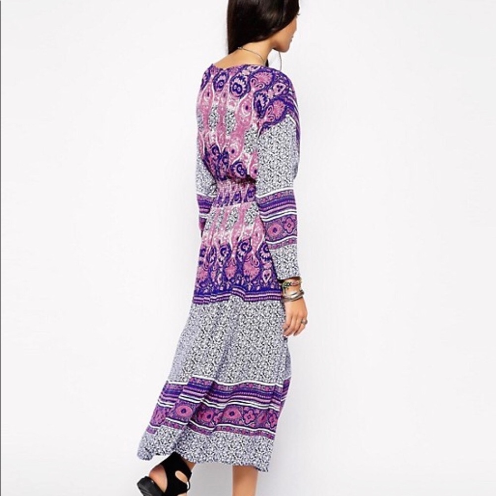 Free People “She’s a Lady dress Royal “